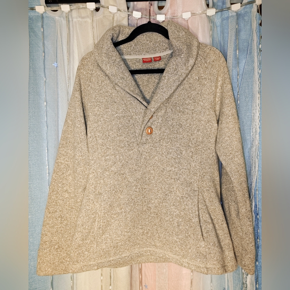 Eastern Mountain Sports (EMS) Shawl Collar Pullover Women's Size L EUC